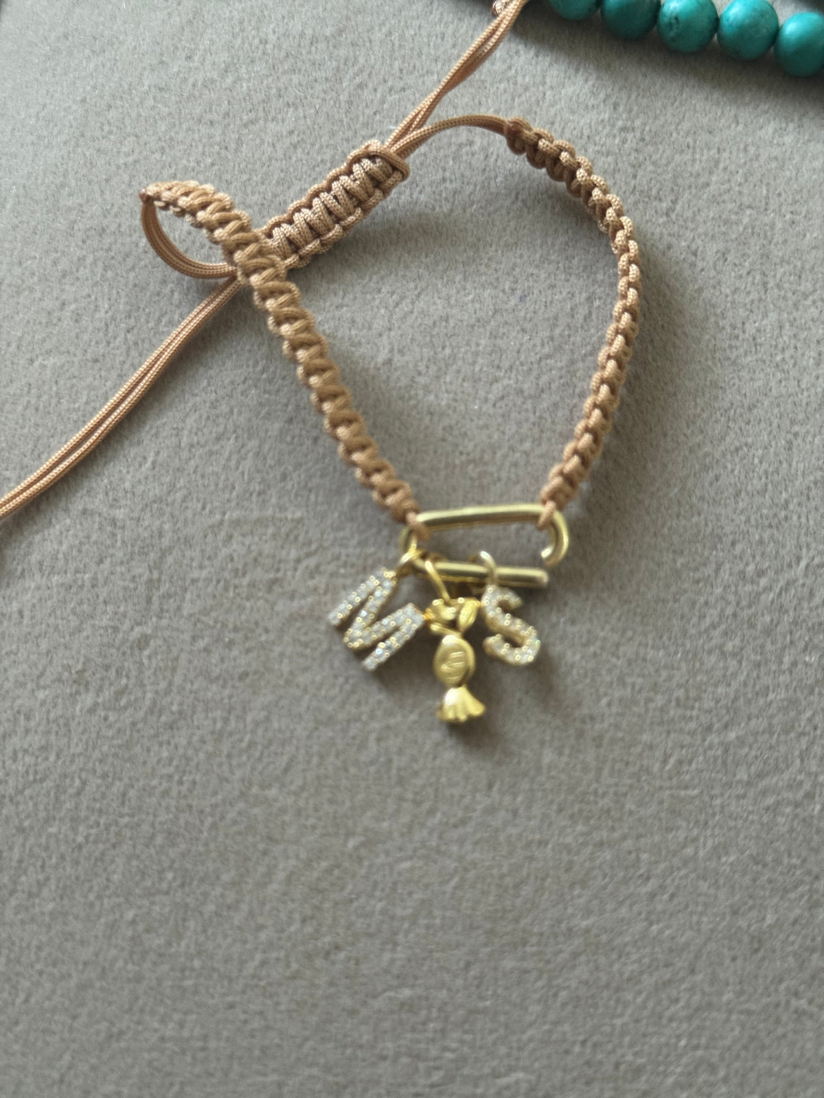 Chain and Initial Bracelet