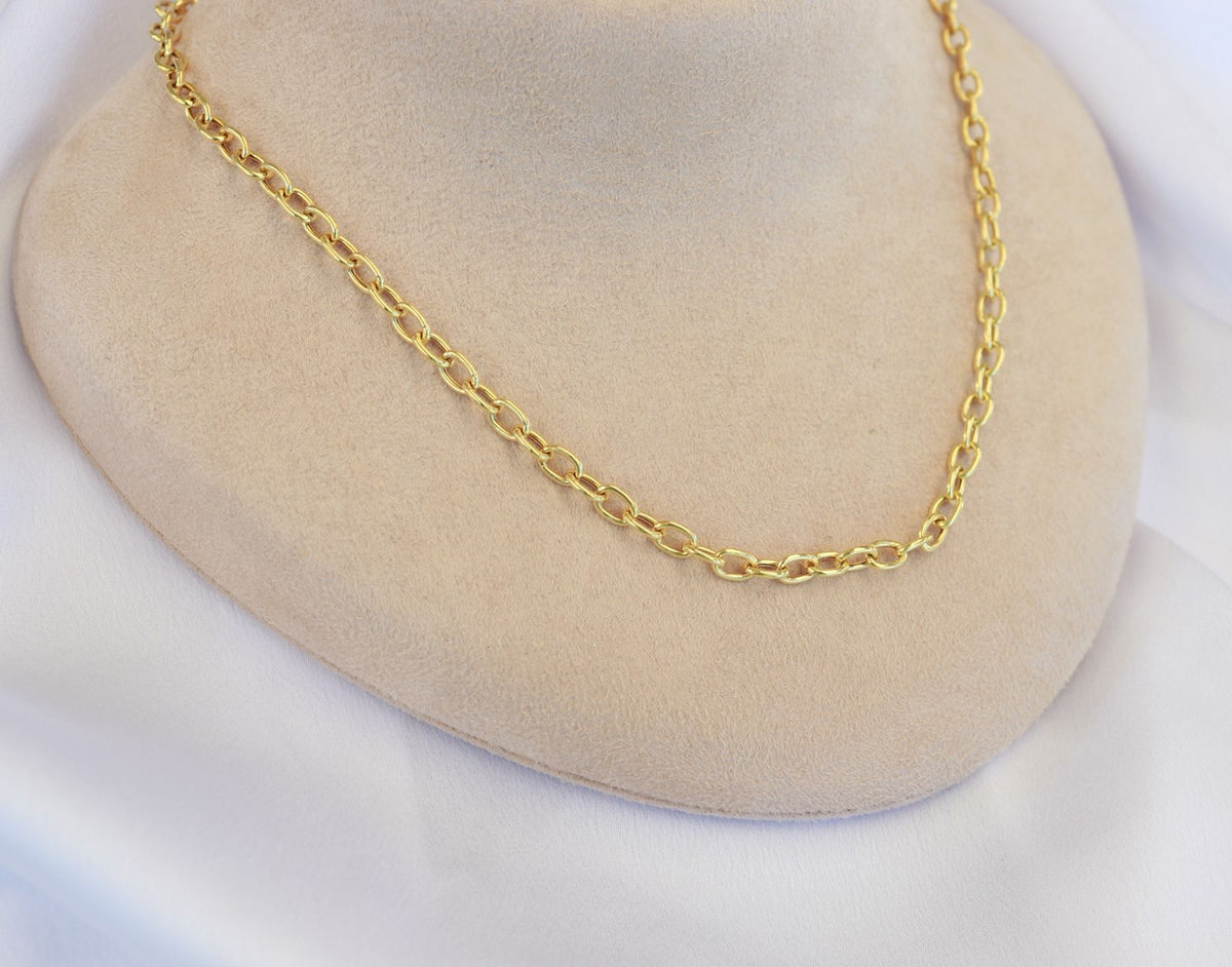 Chain and Initial Bracelet