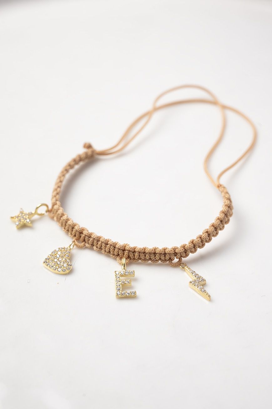 Chain and Initial Bracelet